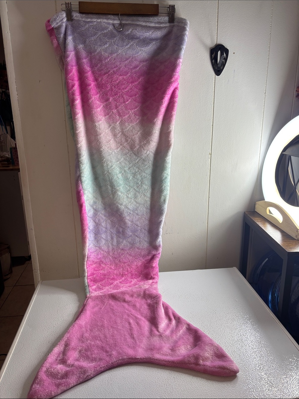 528 - Kids Plush Blanket - Pink & Purple